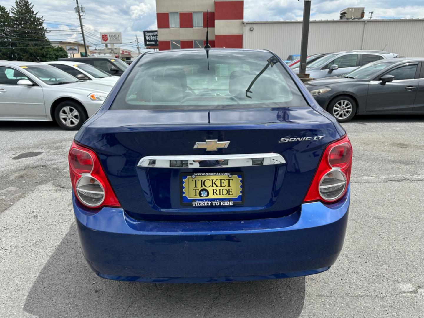 2013 BLUE Chevrolet Sonic LT Auto Sedan (1G1JC5SG7D4) with an 1.8L L4 DOHC 24V engine, 6-Speed Automatic transmission, located at 1254 Manheim Pike, Lancaster, PA, 17601, (717) 393-9133, 40.062870, -76.323273 - Photo#5